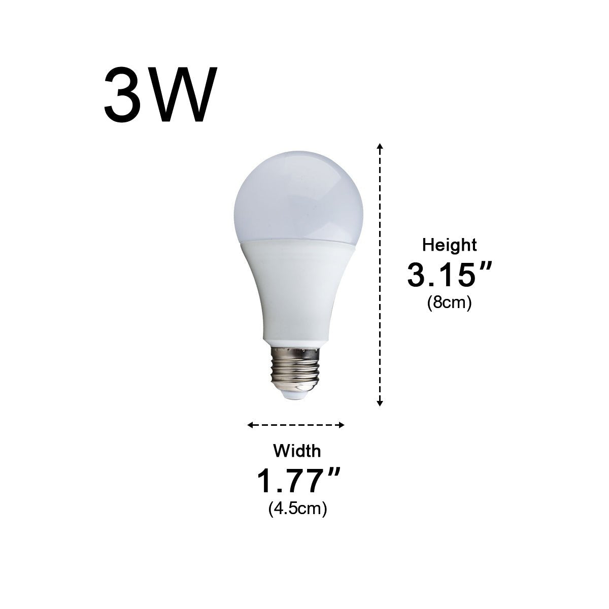 E27 SCR Triac-Dimmable Energy-Saving LED Bulb