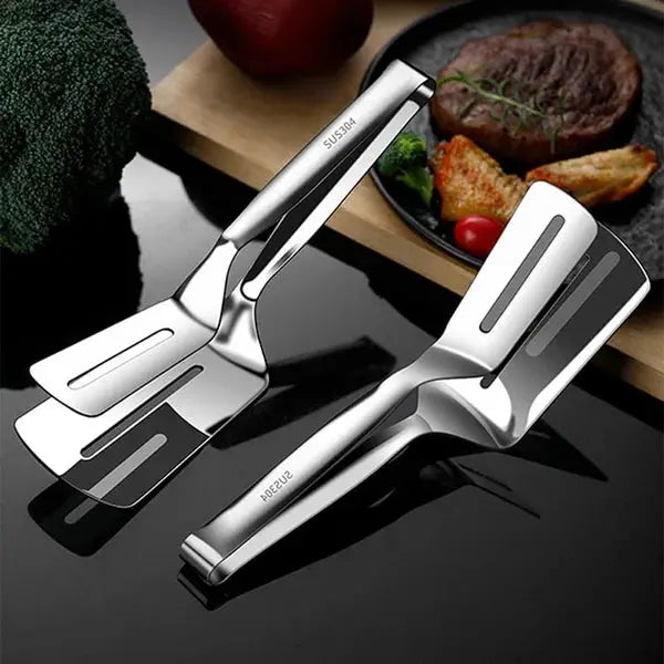 FlipMaster multi-use cooking spatula for flipping, serving, and gripping food