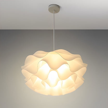 Flower Shaped Three-step Dimming LED White Chandelier Pendant Light