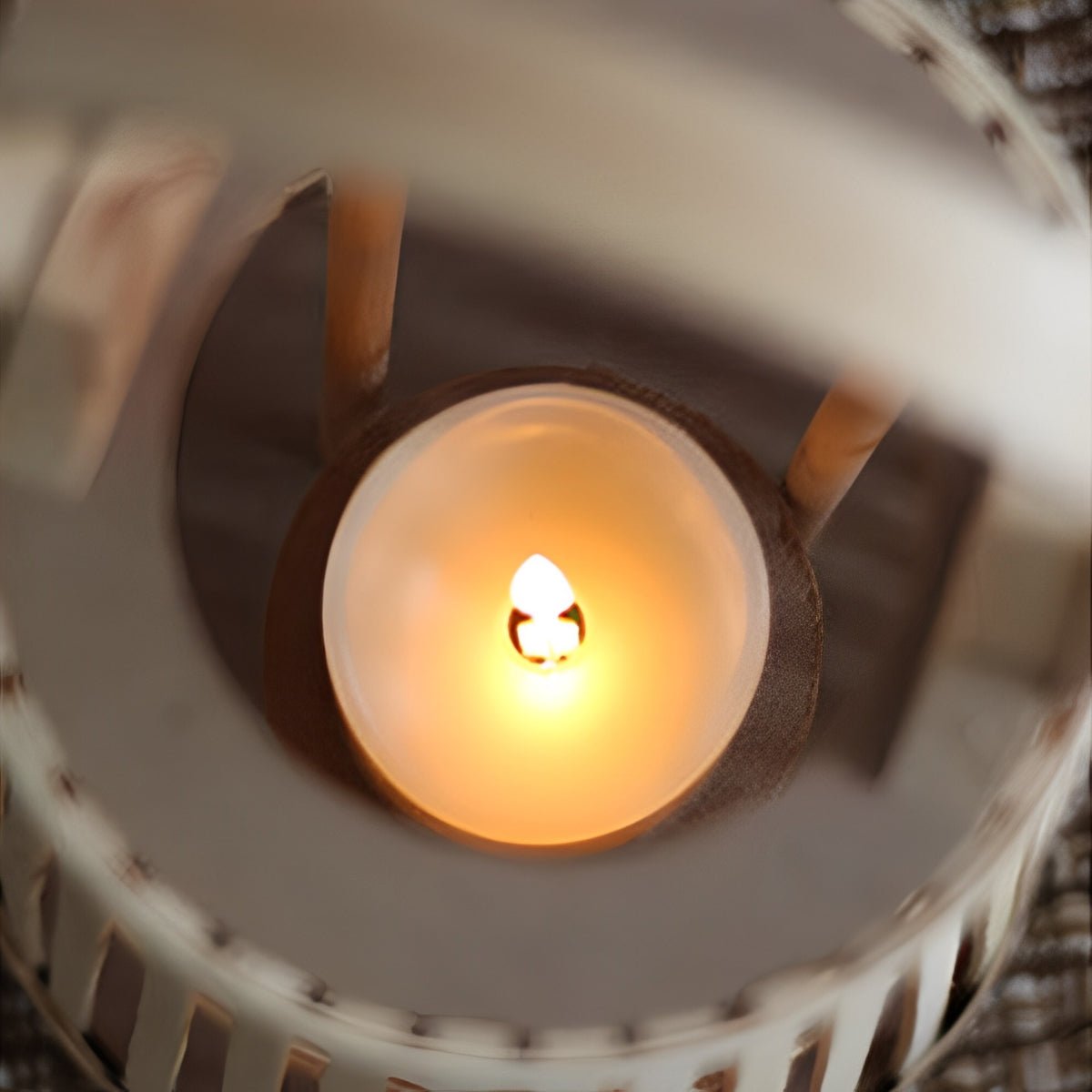 Handmade Bamboo Rattan LED Candle Lantern