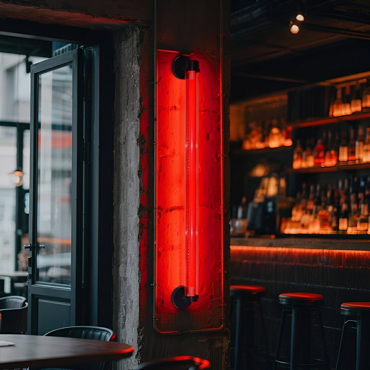 Industrial Neon Long Strip LED Wall Sconces