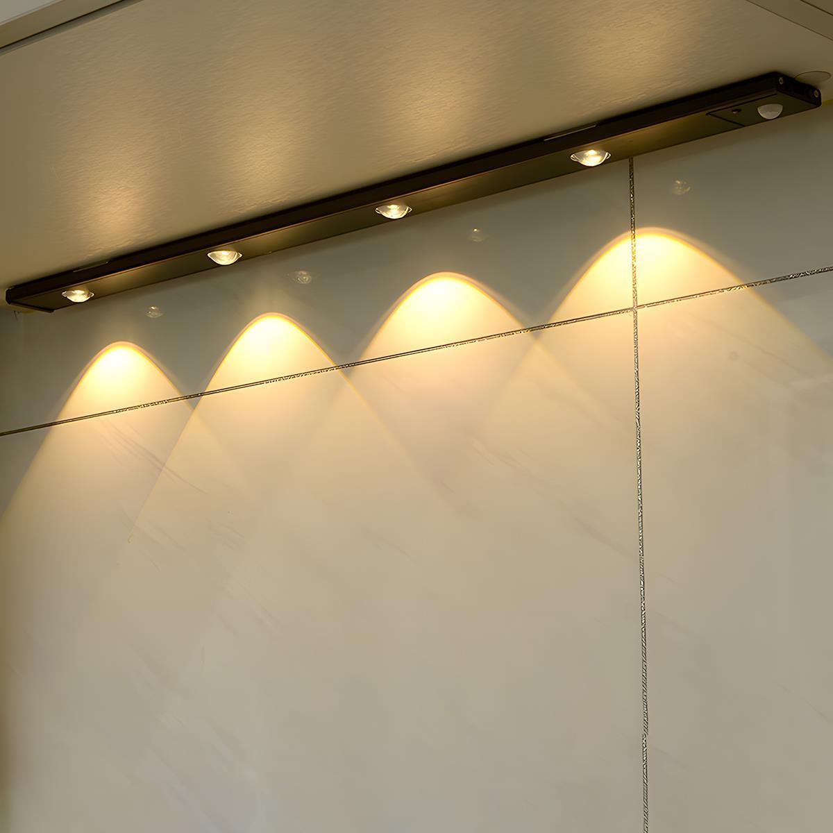 Intelligent Cat Eye Dimmable Motion Sensor Wireless LED Cabinet Light Rechargeable