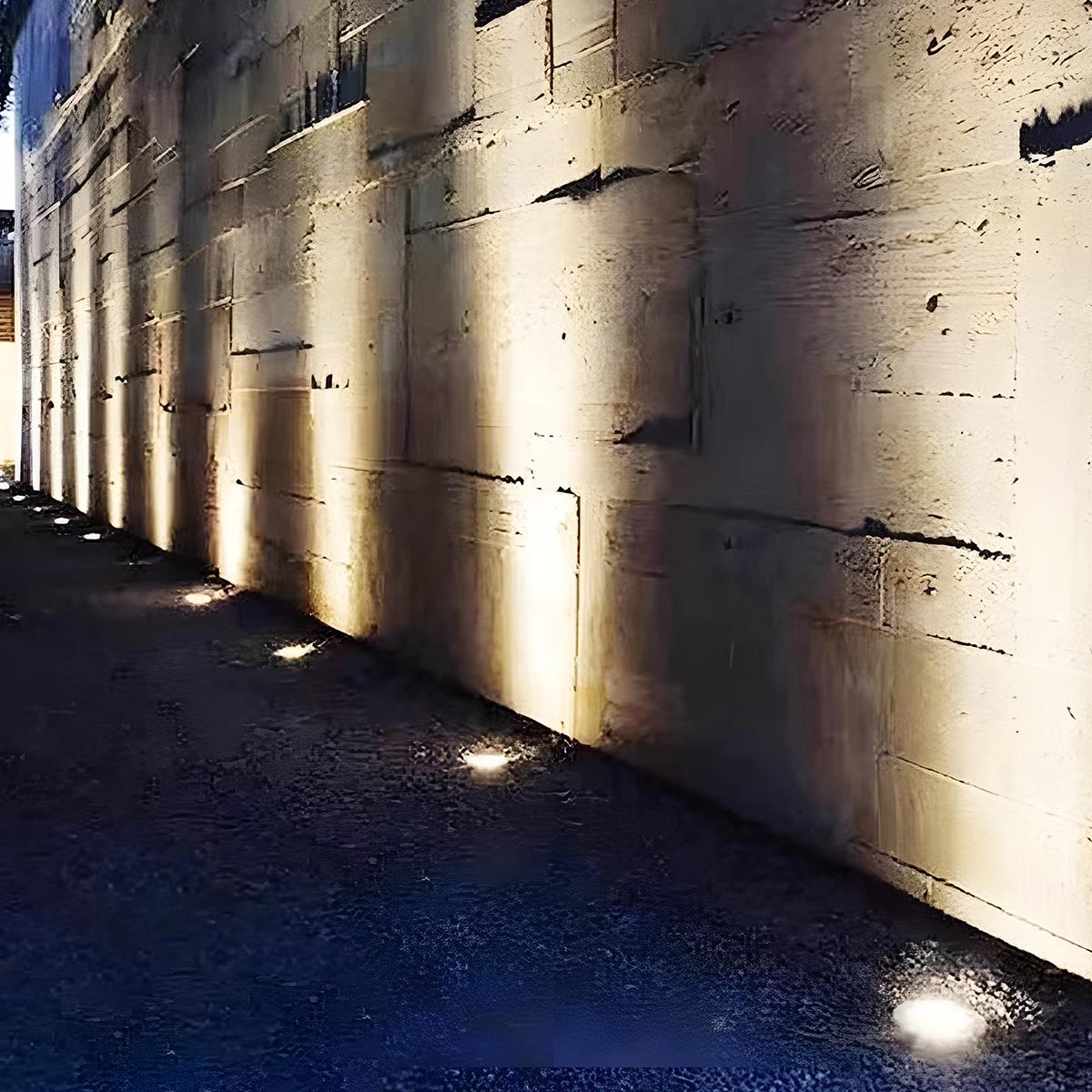 LED Deck Stair Lights Plug In Outdoor Step Lights Recessed In-ground 8 Pcs