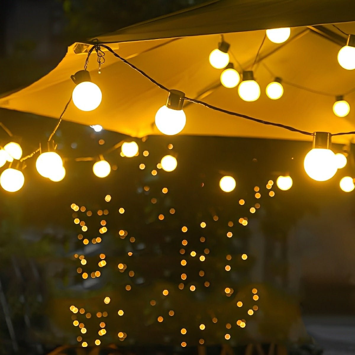 LED Solar Outdoor Tent Canopy String Lights Camping