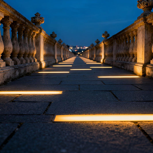 Low Voltage Waterproof Outdoor In Ground LED Strip Lights 39.37'' Stainless Steel