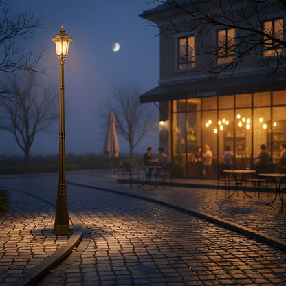 Luminous Guardian European Vintage Waterproof Aluminium LED Bronze Street Lights