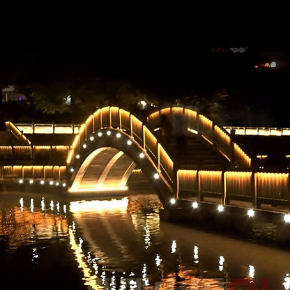 Minimalist Linear Splicing Waterproof DC24V Outdoor LED Strip Lights