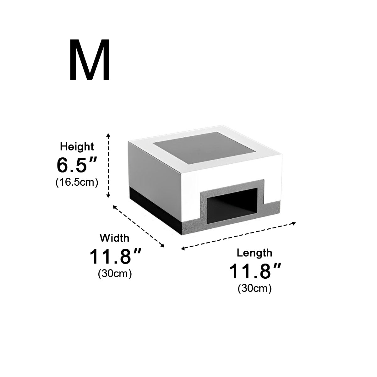 Minimalist Square Waterproof LED Black Modern Post Caps Lights