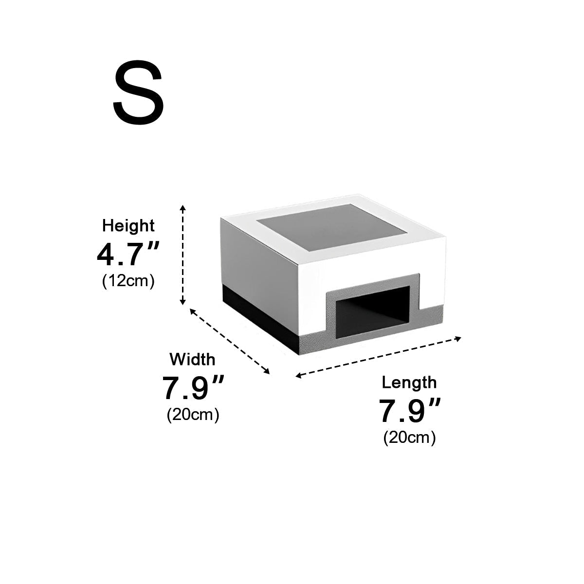 Minimalist Square Waterproof LED Black Modern Post Caps Lights