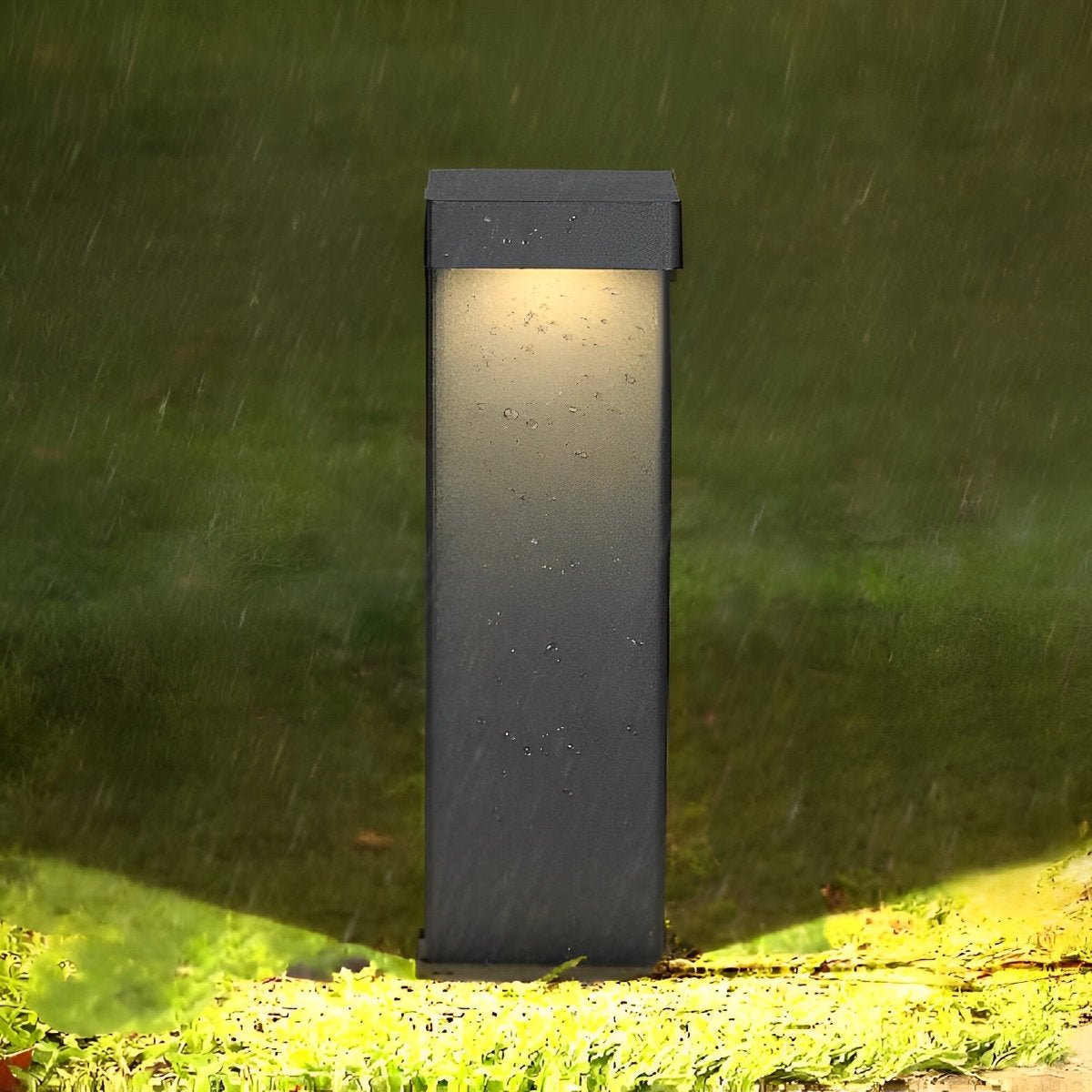 Waterproof Aluminum LED Black Modern Outdoor Pathway Walky Lawn Lights