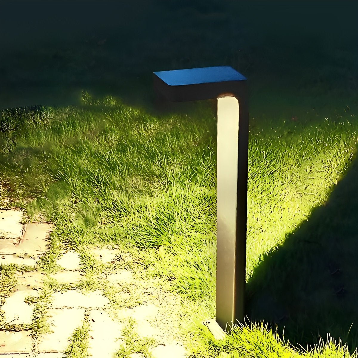 Waterproof Aluminum LED Black Modern Outdoor Pathway Walky Lawn Lights