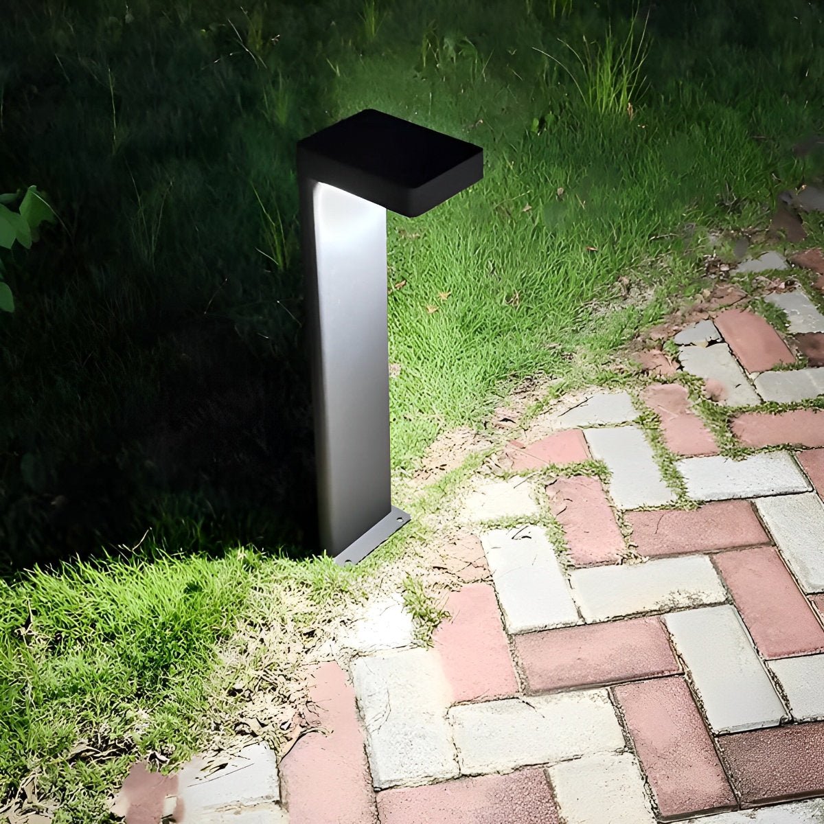 Waterproof Aluminum LED Black Modern Outdoor Pathway Walky Lawn Lights
