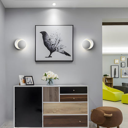 Modern Adjustable Moon Eclipse Creative LED Wall Sconce