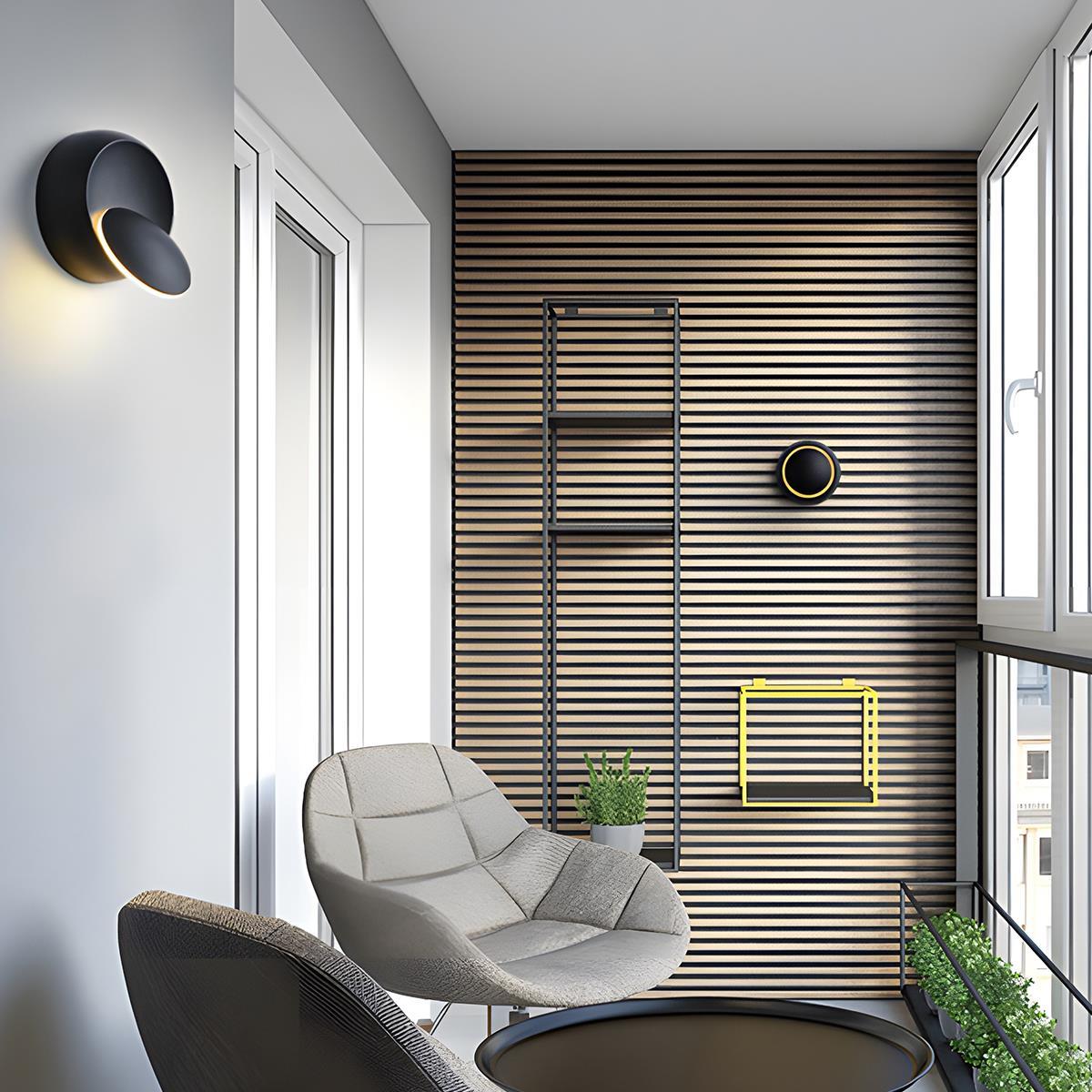 Modern Adjustable Moon Eclipse Creative LED Wall Sconce
