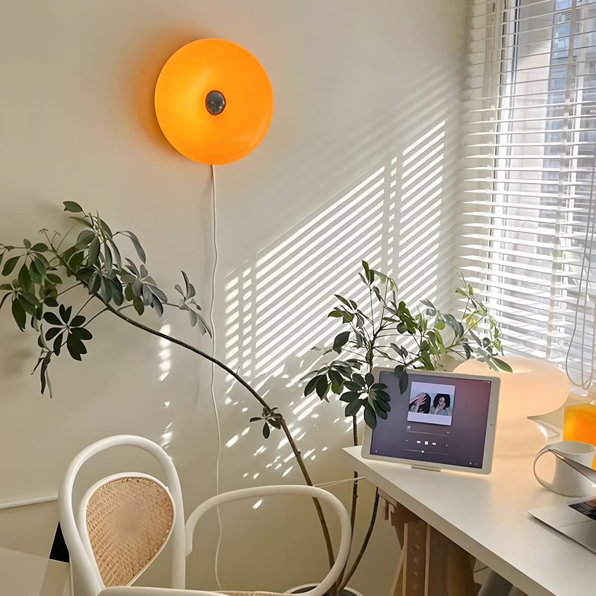 Modern Bauhaus Creative Donut LED Indoor Wall Sconces