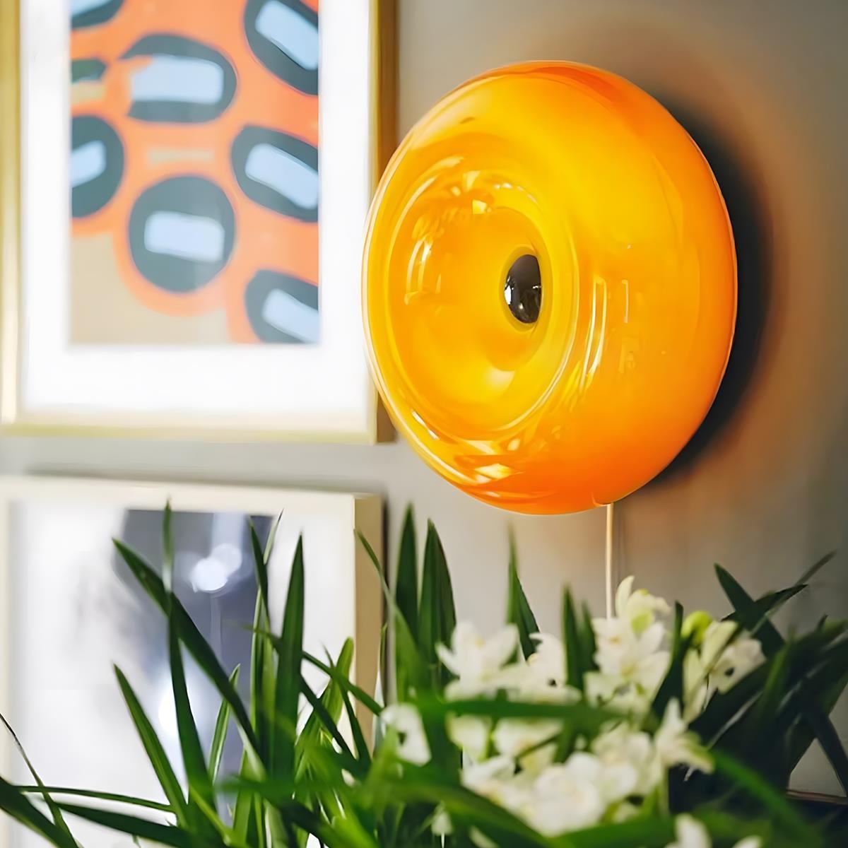 Modern Bauhaus Creative Donut LED Indoor Wall Sconces