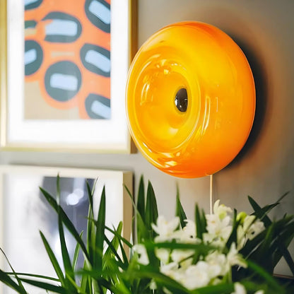 Modern Bauhaus Creative Donut LED Indoor Wall Sconces