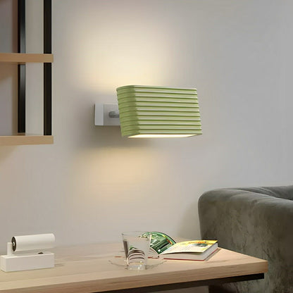 Modern Cream Style Solid Rectangular LED Indoor Wall Sconce