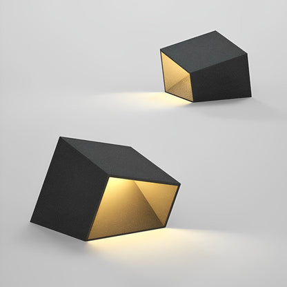 Modern Cube Garden LED Outdoor Post Light