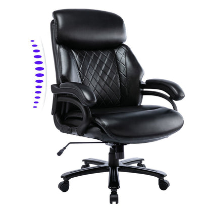 Modern Ergonomic PU Leather Computer Office Chair 400lbs-Heavy Duty