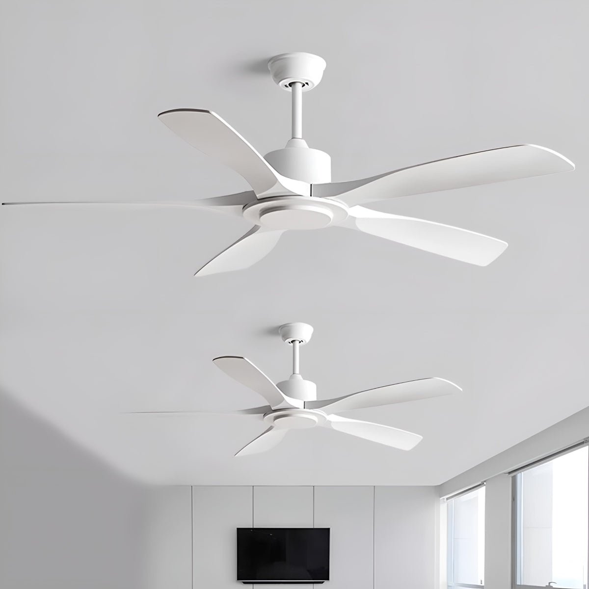 Modern Industrial 6-speed Reverse Frequency Ceiling Fan