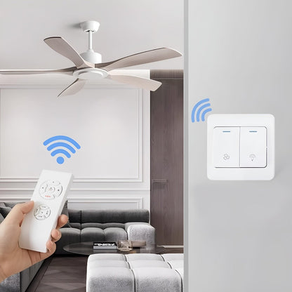 Modern Industrial 6-speed Reverse Frequency Ceiling Fan