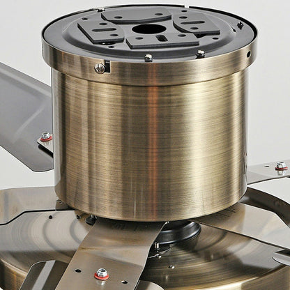 Modern Iron Five-leaf 6-speed Reverse Fan Dimming Ceiling Fan Light