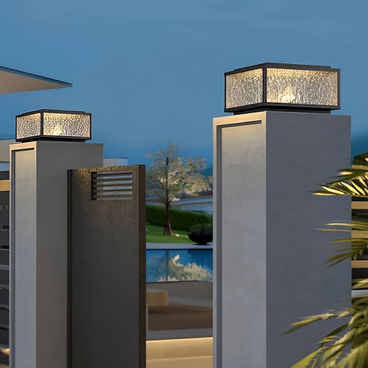 Modern LED Waterproof Outdoor Post Lights