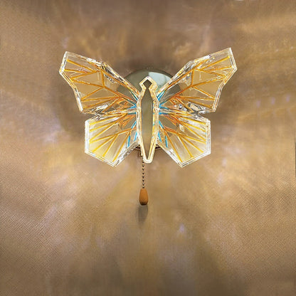 Modern Luxury Crystal Butterfly LED Indoor Wall Sconces