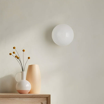 Modern Minimalist Bauhaus Globe Art Shade LED Wall Sconce