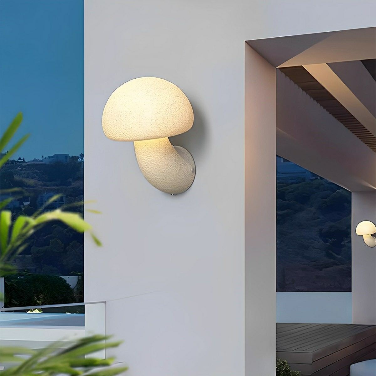Modern Minimalist Creamy Style Mushrooms LED Wall Sconces