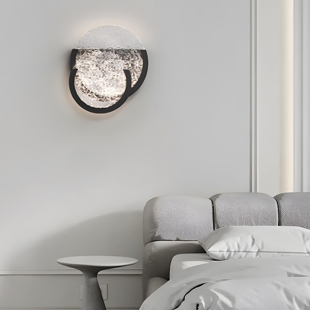 Modern Minimalist Creative Clear Wave LED Indoor Wall Sconces