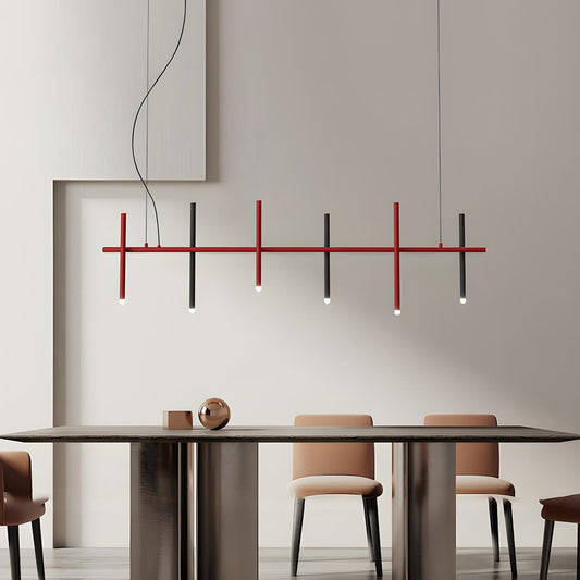 Modern Minimalist Creative Fence Indoor LED  Ambiance Pendant Lights