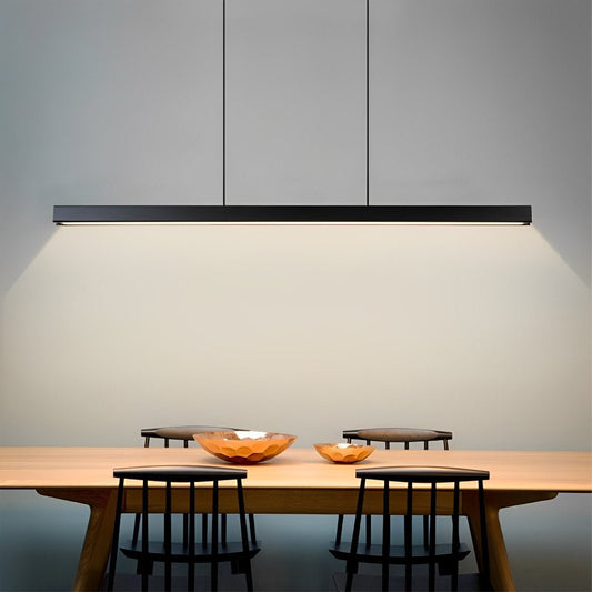 Minimalist Dimmable Pendant Light LED Long Linear Light