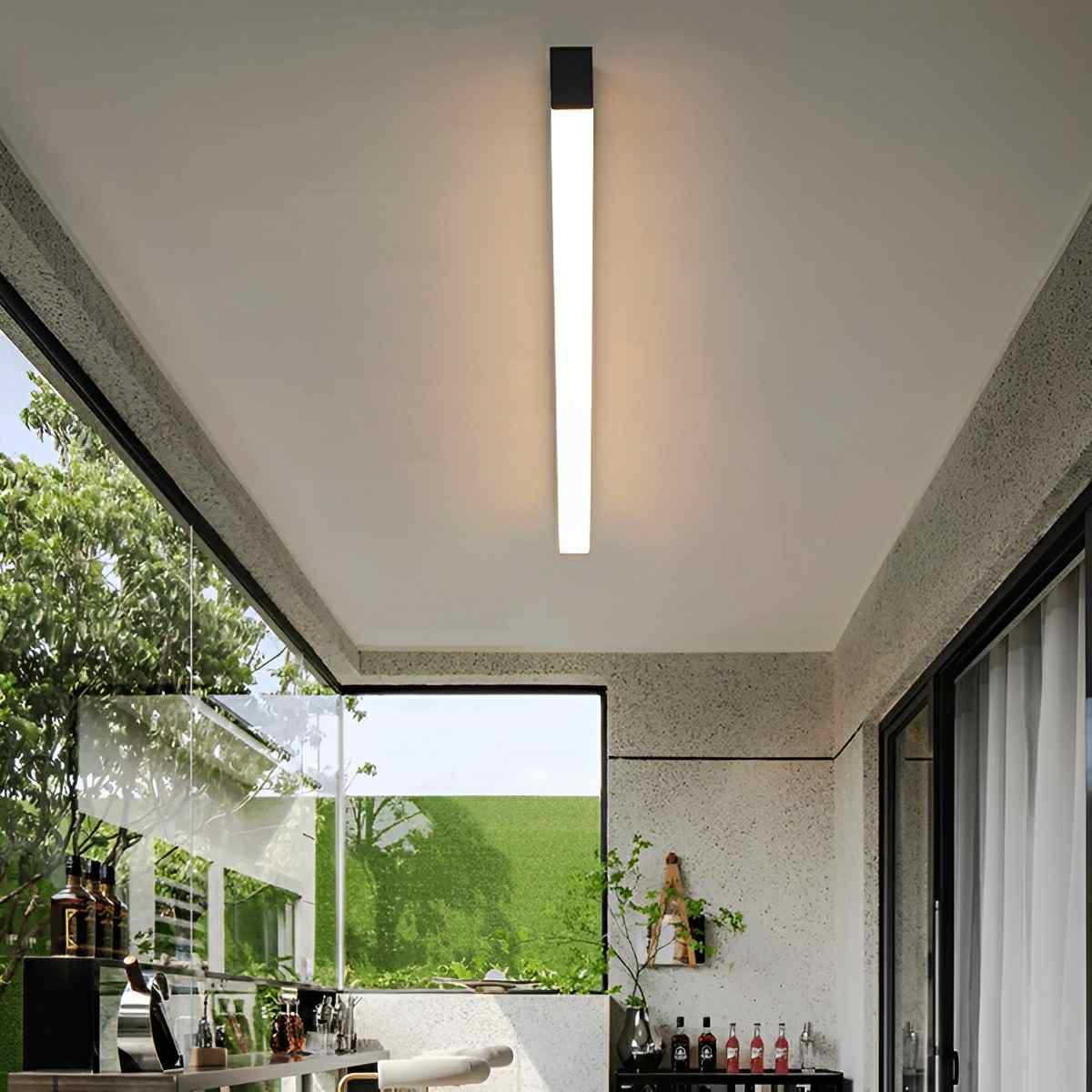 Modern Minimalist Dimming LED Long Strip Indoor Ceiling Light