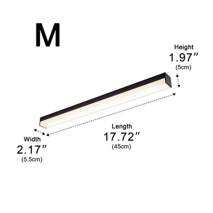 Modern Minimalist Dimming LED Long Strip Indoor Ceiling Light