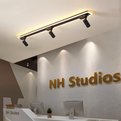 Modern Minimalist DIY Long Strip Track Spotlight LED Ceiling Light