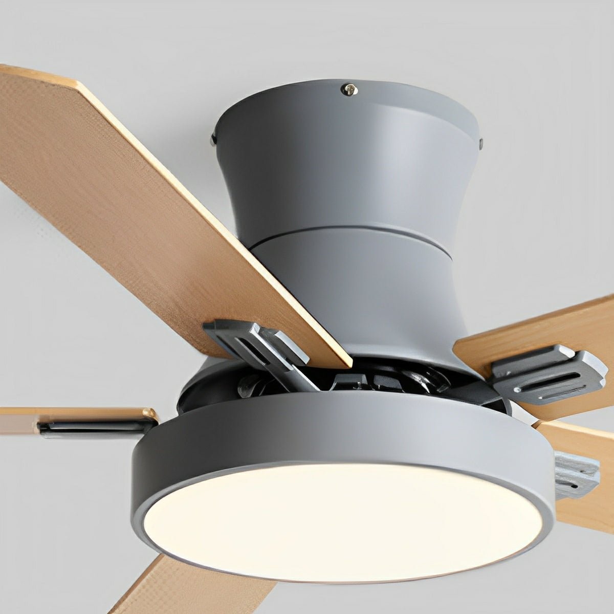Modern Minimalist 6-Speed Reverse Frequency Conversion Ceiling Fan Light