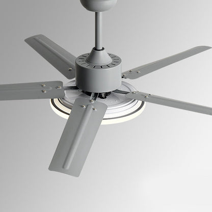 Modern Minimalist 6-Speed Reverse Stainless Steel Ceiling Fan