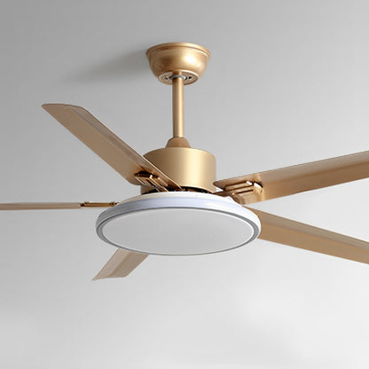 Modern Minimalist 6-Speed Reverse Stainless Steel Ceiling Fan