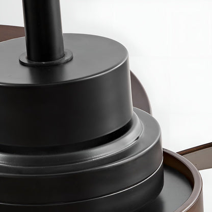 Modern Minimalist Geometric 6-Speed Reverse Ceiling Fan Light DC Motor