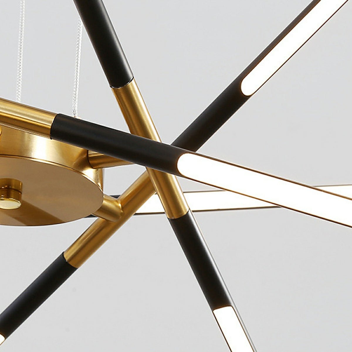 Modern Minimalist Geometric LED Long Strip Indoor Pendant Lights