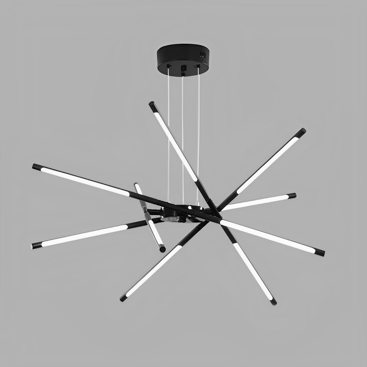 Modern Minimalist Geometric LED Long Strip Indoor Pendant Lights
