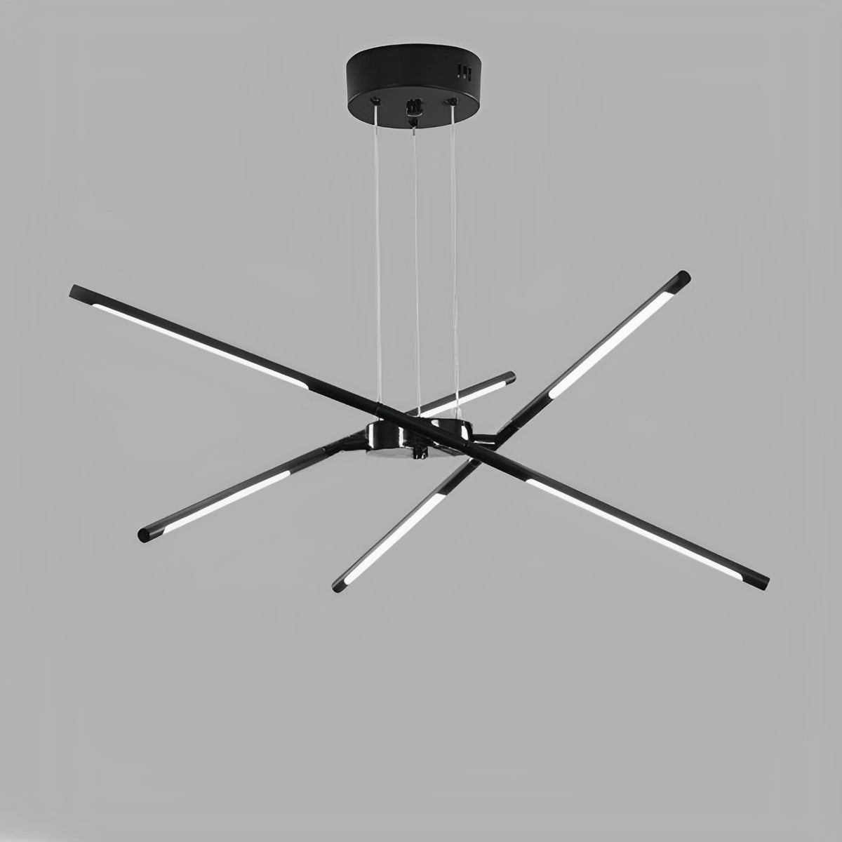 Modern Minimalist Geometric LED Long Strip Indoor Pendant Lights