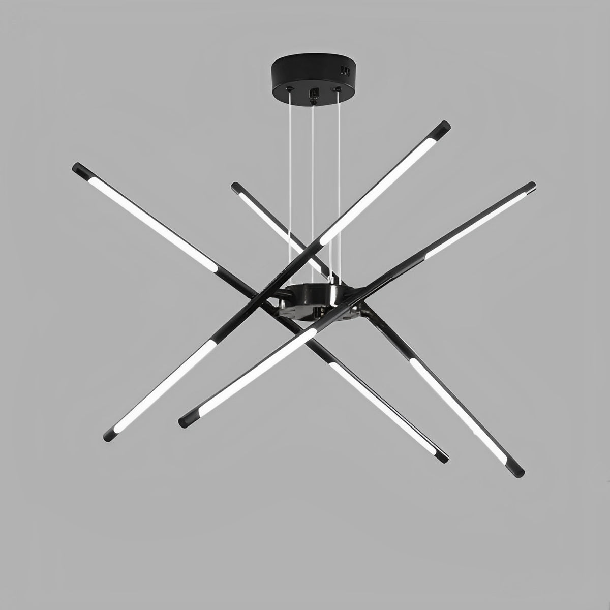 Modern Minimalist Geometric LED Long Strip Indoor Pendant Lights