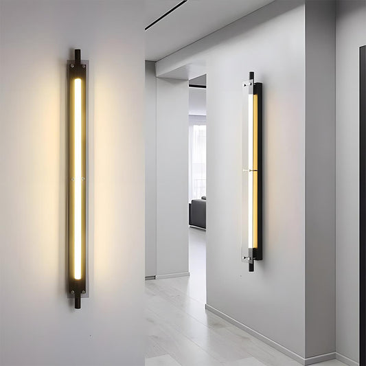 Modern Minimalist Glass Long Strip LED Indoor Wall Sconce