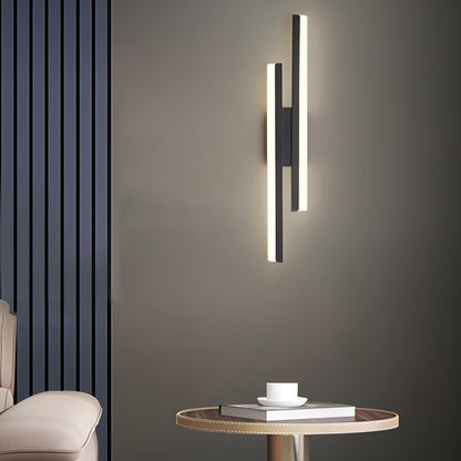 Modern Minimalist H-Shape Long Strip LED Wall Sconce