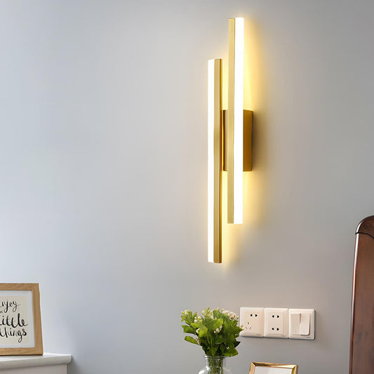 Modern Minimalist H-Shape Long Strip LED Wall Sconce