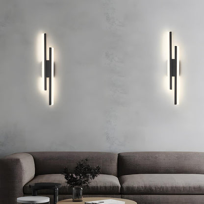 Modern Minimalist H-Shape Long Strip LED Wall Sconce