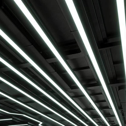 Modern Minimalist LED Long Strip Office Pendant Lights